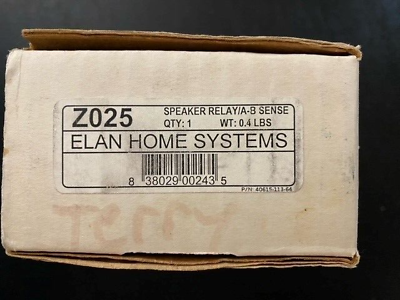 #ad Elan Home Systems Z025 Speaker Relay A B Sense $15.99