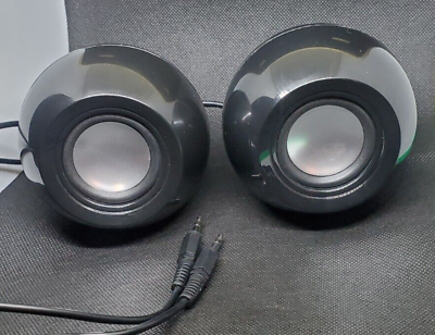 #ad Home Theater Speakers Small Round Black For GPK HT128 $10.00
