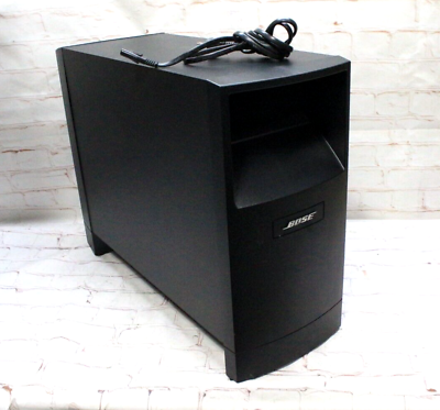 #ad Bose Acoustimass 6 Series III Speaker System Home Theater Black SUBWOOFER only $185.99