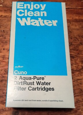 #ad Aqua Pure AP110 Whole House Water Filters Hot Or Cold AMF CUNO AP110 NOS $26.96