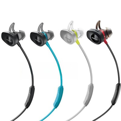 #ad Bose SoundSport Wireless Bluetooth In Ear Headphones Earbuds Black Aqual Blue US $59.99