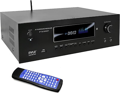 #ad Pyle 1000W Bluetooth Home Theater Receiver 5.2 Ch Surround Sound Stereo Amp $170.99