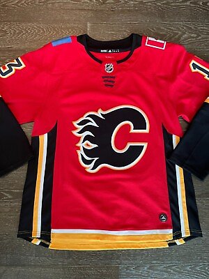 #ad Adidas Mens RED HOME Calgary Flames Johnny Gaudreau #13 Jersey Sz 54 New NWOT $119.99
