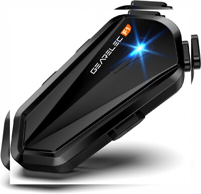 #ad GEARELEC Motorcycle Bluetooth Headset V5.3BT【Maximum Volume Speaker】【3 Black $50.83