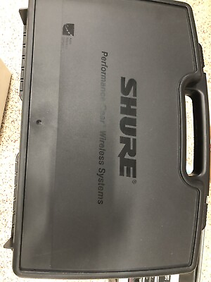 #ad Shure Molded Road Case For Wireless Systems. NEW $65.00