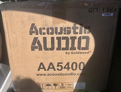 #ad Acoustic Audio by Goldwood 6 Piece Surround Sound System Home Theater $80.00