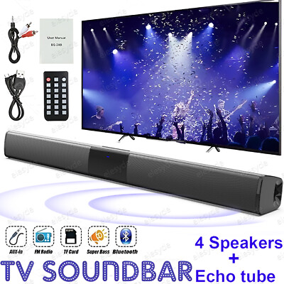 #ad Bluetooth Wireless Powerful TV Sound Bar Home Theater Subwoofer Soundbar Remote $30.98