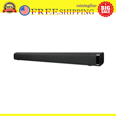 #ad 29quot; Bluetooth Wireless Soundbar W Stereo Speakers Voice Prompt Led Countertop $34.99