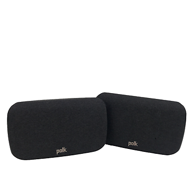 #ad Polk Audio Model SR2 Wireless Surround Speakers Black #U5456 $99.77