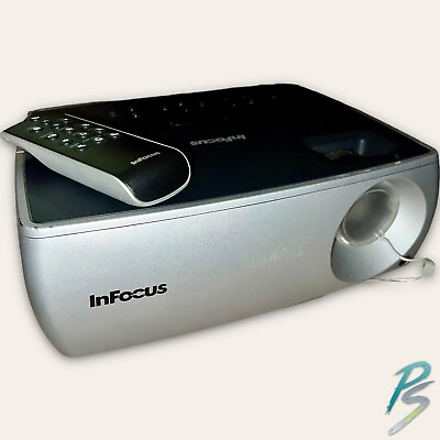 #ad InFocus IN2104 DLP XGA Conference Room Home Theater Projector 86 Lamp Hours $60.00