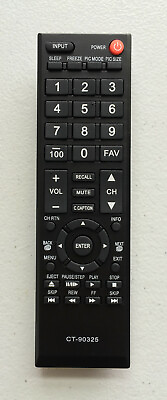 #ad New TV Remote Control CT 90325 For Toshiba 50L2200U 37E20 22AV600 32C120U $6.50