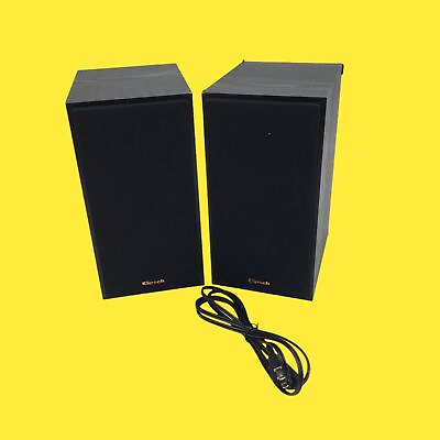 #ad READ Pair of Klipsch R 41PM Powered Bookshelf Speakers #IS4762 $95.98