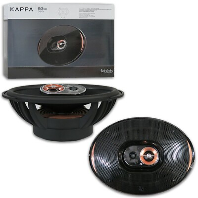 #ad Infinity Kappa KAPPA93ix 6x9quot; 6 X 9 Inch 3 way Car Audio Coaxial Speakers $129.95