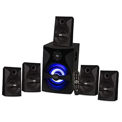 #ad #ad Goldwood Bluetooth 5.1 Surround Sound Home Theater Speaker System with LED $159.19