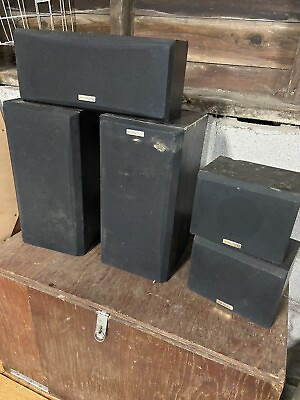 #ad Kenwood KS 401HT Set of 5 Surround Sound Speakers w manual $55.00