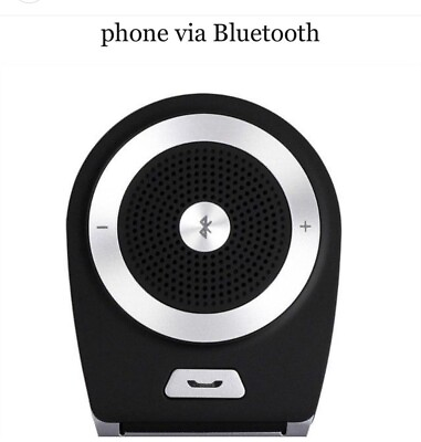 #ad Bluetooth Speaker Wireless Car Charger Kit Handsfree Music Player Sun Visor Clip $14.99