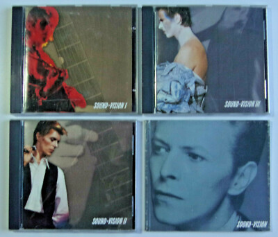 #ad DAVID BOWIE Sound Vision 1 2 3 Lot Of 3 CDs Rock New Wave Booklet $55.00
