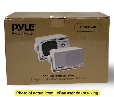 #ad Pyle 3.5” Bluetooth Home Speakers 3 Way Indoor Outdoor Speaker System 200 Watt $49.99