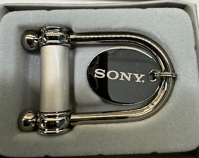 #ad Sony Silver Key Chain NIB No Returns $49.00