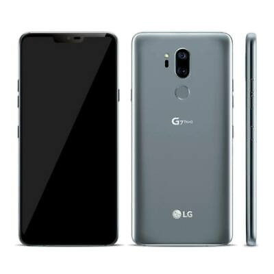 #ad 8 10 *GSM Unlocked* LG G7 ThinQ 64GB Platinum Gray T Mobile ** $62.99