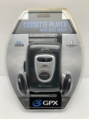 #ad GPX Portable Cassette Player Walkman Model C3038 Headphones Bass Boost System $23.95