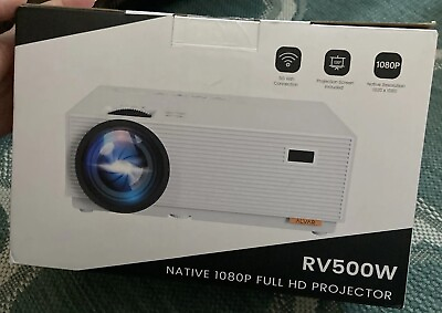 #ad Wi Fi Projector For Home Theatre with Screen $20.00