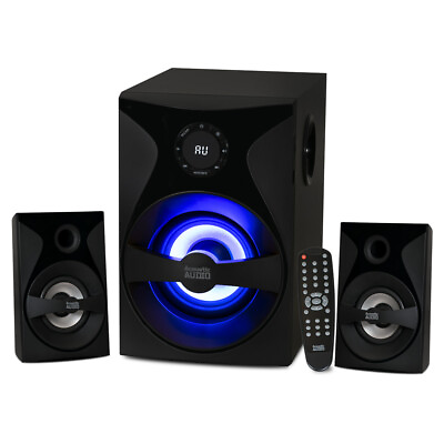 #ad Acoustic Audio by Goldwood Bluetooth 2.1 Surround Sound System with LED Light $69.88