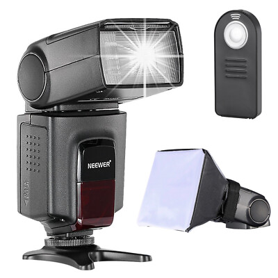 #ad Neewer TT560 Speedlite Flash Kit for Canon Nikon Sony with Standard Hot Shoe $67.49