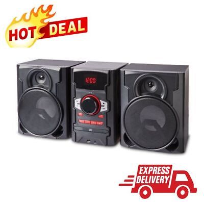 #ad 100W CD Stereo System with USB amp; Bluetooth Wireless Technology Connectivity NEW $106.65