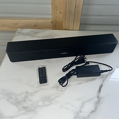 #ad Bose Solo 5 Sound bar Speaker System 418775 W Remote And Cables $92.50