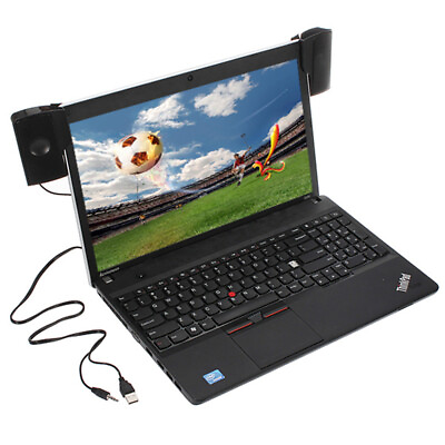 #ad External Stereo Sound USB Computer Speakers Soundbar Clip Laptop Tablet Desktop $11.58