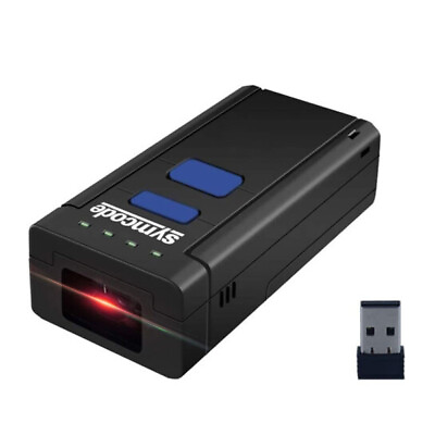 #ad Symcode MJ 2877 Bluetooth Mini Barcode Scanner Wireless Bar Code Portable Reader $49.00