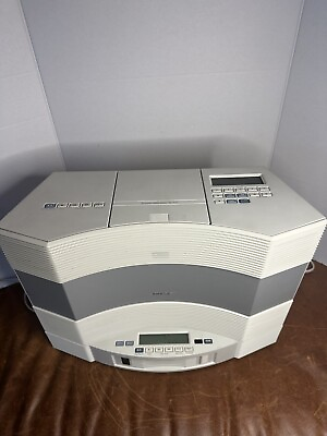 #ad Bose Acoustic Wave Music System CD 3000 AM FM Radio CD with 5 Disc CD TESTED $350.00