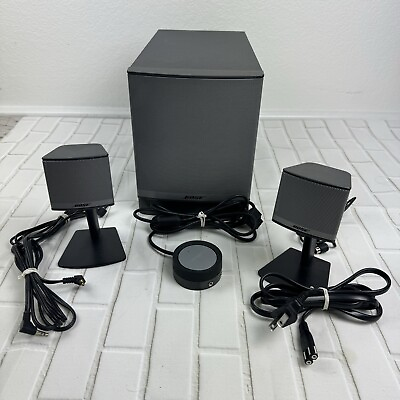 #ad Bose Companion 3 Series II Multimedia Speaker Surround Sound System w Subwoofer $129.99