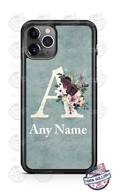 #ad Personalized Phone Case Cover with Your Initial For iPhone 11 Pro Samsung LG etc $20.94