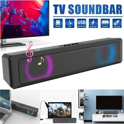 #ad #ad Powerful TV Sound Bar Home Theater Subwoofer Soundbar with Bluetooth Wireless $19.90