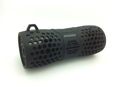 #ad SYLVANIA Water Resistant IPX6 Rugged Bluetooth Wireless Speaker Black Grey New $17.99