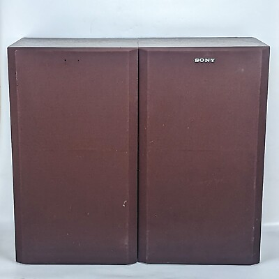 #ad Sony SS U45 3 Way Speaker System Set 40w 8ohm vintage USA $149.95