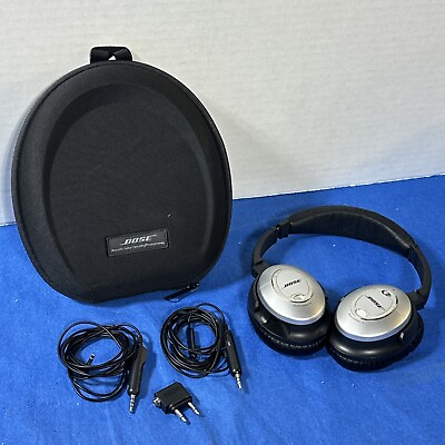 #ad Bose QuietComfort 15 Acoustic Noise Cancelling Wired Headphones w Case amp; Cords $40.00