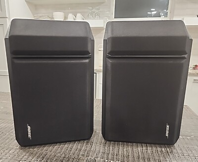#ad Bose 201 Series IV Direct Reflecting Stereo Bookshelf Speakers Pair Black Tested $89.99