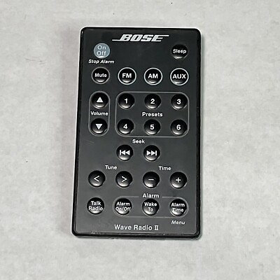 #ad Genuine Bose Wave Music System II Remote Control $13.99
