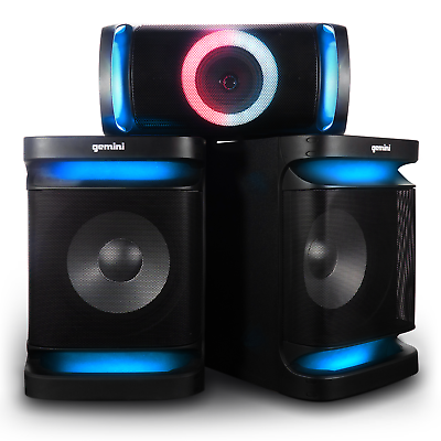 #ad Gemini Sound New Generation GSYS 4800 3000 Watts Home Stereo System LED Speakers $494.95