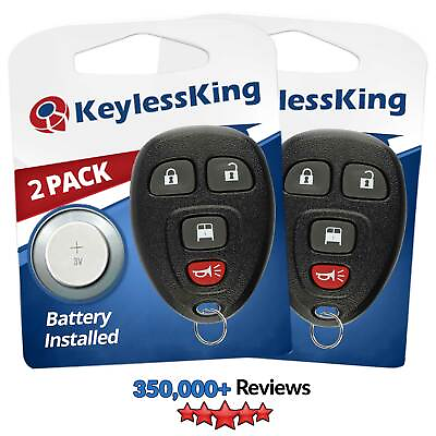 #ad 2 Replacement Key Fob Remote for 2007 2017 Chevrolet Express GMC Savana 20877108 $11.89