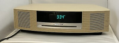 #ad BOSE Wave Radio CD Player Model AWRCC2 Music System Tan With Remote SEE VIDEO $175.00