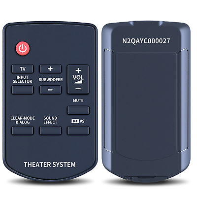 #ad New N2QAYC000027 For Panasonic Sound Bar Remote Control SC HTB500 SA HTB500 $7.99
