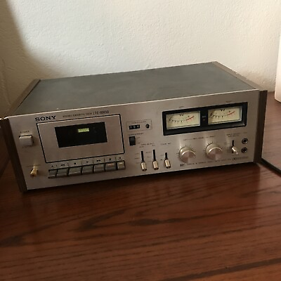 #ad Vintage Sony Stereo Cassette Deck Tape Player Radio TC 188SD Tested with Cord $97.75