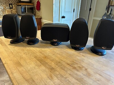 #ad Klipsch RSX 3 RCX 3 Home Theater Speaker System See pictures VGUC WORKS $135.00