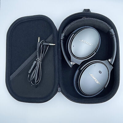 #ad Bose QuietComfort 25 QC25 Noise Cancelling Wired Headphones Earphones Black $94.00