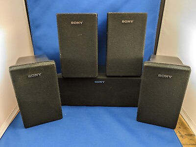 #ad Sony SS MSP75 Surround Speakers 4 with SS CNP75 Center $40.00