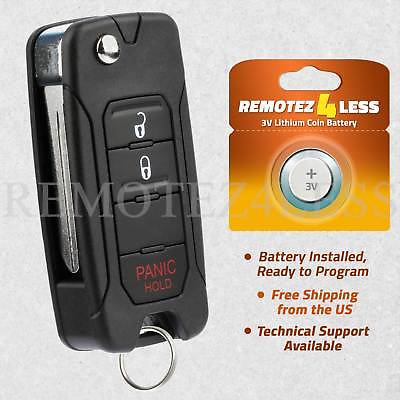 #ad Keyless Entry Remote for 2006 2007 2008 2009 Dodge Ram 1500 2500 3500 Flip Key $17.95
